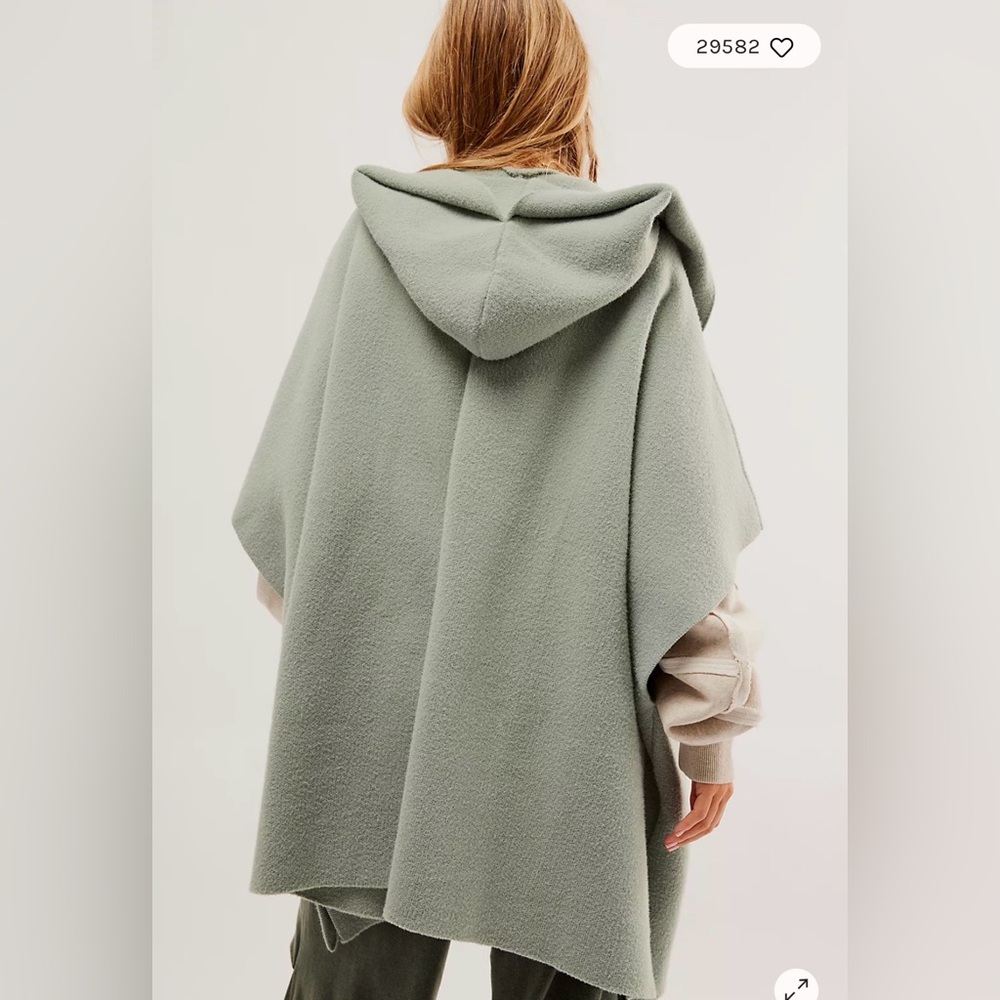 Free People All I Need Cozy Hooded Duster O/S